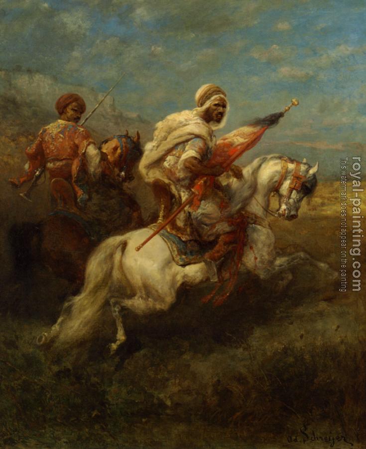 Adolf Schreyer : Scouts on the Lookout Adolf Schreyer : Scouts on the Lookout